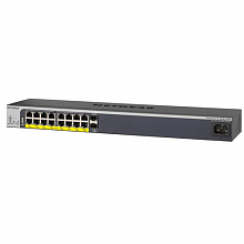 Коммутатор NETGEAR GS418TPP-100EUS (1000 Base-TX (1000 мбит/с), 2 SFP порта)