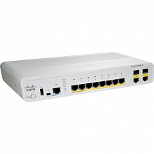 Коммутатор Cisco Catalyst 2960C-8TC-S WS-C2960C-8TC-S (100 Base-TX (100 мбит/с), 2 SFP порта)