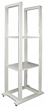 Открытая серверная стойка телекоммуникационная ZPAS WZ-6026-01-04-011 19" 42U cерая