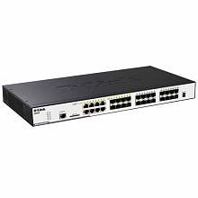 Коммутатор D-link DGS-3120-24SC/DC/B1ARI (1000 Base-TX (1000 мбит/с), 16 SFP портов)