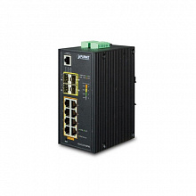 Коммутатор Planet IGS-5225-8P4S (1000 Base-TX (1000 мбит/с), 4 SFP порта)