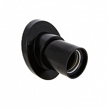 Патрон карболитовый наст. Е27 черн. наклонный EKF