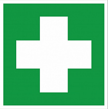 Наклейка "Аптечка первой медицинской помощи" (200х200мм.) EKF PROxima