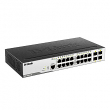 Коммутатор D-link DGS-3000-20L DGS-3000-20L/B1A (1000 Base-TX (1000 мбит/с), 4 SFP порта)