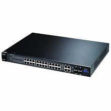 Коммутатор Zyxel GS2200-24P (1000 Base-TX (1000 мбит/с), 4 SFP порта)