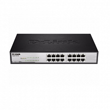 Коммутатор D-link DGS-1016C DGS-1016C/A1A (1000 Base-TX (1000 мбит/с), Без SFP портов)