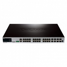 Коммутатор D-link DGS-3620-28SC 20-port SFP L3 managed switch DGS-3620-28SC/B1AEI (100 Base-TX (100 мбит/с), 4 SFP порта)