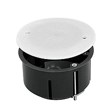 Коробка универсальная установочная КМП-020-026 с мет. лапками  и крышкой (80х45) EKF