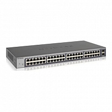 Коммутатор NETGEAR GS750E-100EUS (1000 Base-TX (1000 мбит/с), 2 SFP порта)