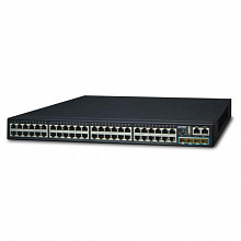 Коммутатор Planet SGS-6341-48T4X (1000 Base-TX (1000 мбит/с), 4 SFP порта)