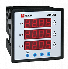 AD-963 цифровой на панель (96х96) трехфазный EKF  PROxima