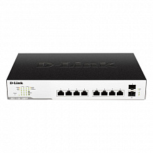 Коммутатор D-link DGS-1100-10MPP/B1A (1000 Base-TX (1000 мбит/с), Без SFP портов)