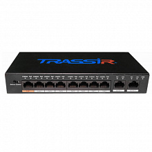 Коммутатор Trassir TR-NS1010-96-8POE (1000 Base-TX (1000 мбит/с), 2 SFP порта)