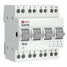 Трехпоз. перекл. 4P 25А EKF