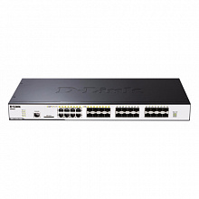 Коммутатор D-link DGS-3120-24SC DGS-3120-24SC/B1AEI (Без LAN портов, 16 SFP портов)