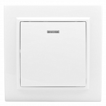 Минск Выключатель 1-кл. СП, с индикатором 10А, белый EKF