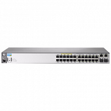 Коммутатор HPE 22620-24-PPoE+ Switch J9624A (100 Base-TX (100 мбит/с), 2 SFP порта)