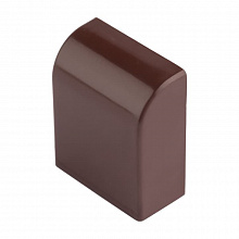 Заглушка (20х10) (4 шт) Plast EKF под темное дерево