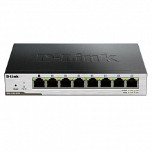 Коммутатор D-link DGS-1100-08PD (1000 Base-TX (1000 мбит/с), Без SFP портов)