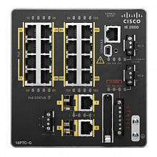 Коммутатор Cisco IE-2000-16PTC-G-E (1000 Base-TX (1000 мбит/с), 2 SFP порта)