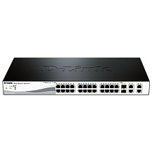 Коммутатор D-link DES-1210-28P (1000 Base-TX (1000 мбит/с), 2 SFP порта)