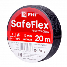 Изолента ПВХ черная 19мм 20м серии SafeFlex Изолента ПВХ черная 19мм 20м серии SafeFlex