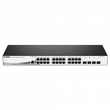 Коммутатор D-link DGS-1210-28P/ME (1000 Base-TX (1000 мбит/с), 4 SFP порта)