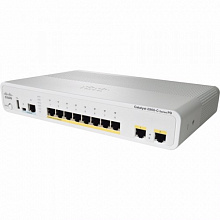 Коммутатор Cisco Catalyst 2960C 8TT-L WS-C2960CPD-8TT-L (1000 Base-TX (1000 мбит/с), Без SFP портов)