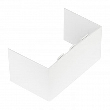 Соединитель (100х60) (2 шт) Plast EKF Белый