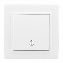 Минск Кнопка звонка  СП, 10А, белый EKF Минск Кнопка звонка  СП, 10А, белый EKF