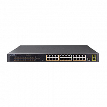 Коммутатор Planet GS-4210-24P2S (1000 Base-TX (1000 мбит/с), 2 SFP порта)