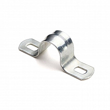 Скоба металлическая двухлапковая d 60-63мм. (50шт.) EKF