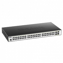 Коммутатор D-link DGS-3000-52L DGS-3000-52L/B1A (1000 Base-TX (1000 мбит/с), 4 SFP порта)