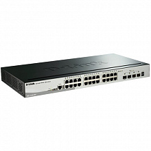 Коммутатор D-link DGS-1510-28X (1000 Base-TX (1000 мбит/с), Без SFP портов)