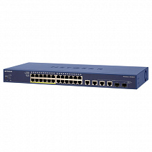 Коммутатор NETGEAR FS728TLP-100EUS (100 Base-TX (100 мбит/с), 2 SFP порта)