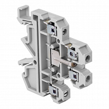 Колодка клеммная двойная JXB-4/35 тип L серая EKF