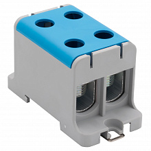 Клемма двойная КСВ 16-95 синяя EKF