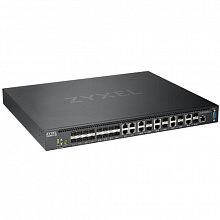 Коммутатор Zyxel XS3800-28 XS3800-28-ZZ0101F (10 GBase-T (10000 мбит/с), 16 SFP портов)