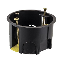 Коробка установочная КМП-020-011 для полых стен (71х45) с пласт. лапками IP30 EKF