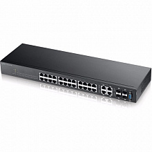 Коммутатор Zyxel GS2210-24 GS2210-24-EU0101F (1000 Base-TX (1000 мбит/с), 4 SFP порта)