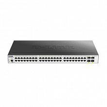 Коммутатор D-link DGS-3000-52X/B1A (1000 Base-TX (1000 мбит/с), Без SFP портов)