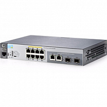 Коммутатор HPE 2530-8 Switch J9783A (100 Base-TX (100 мбит/с), 2 SFP порта)