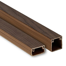 Канал кабельный   под тёмное дерево (25х25) (32м.) Plast EKF