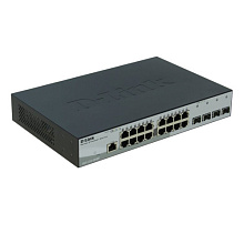 Коммутатор D-link DGS-1210-20/ME (1000 Base-TX (1000 мбит/с), 4 SFP порта)