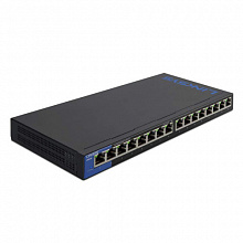 Коммутатор Linksys LGS116-eu (1000 Base-TX (1000 мбит/с), Без SFP портов)