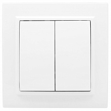 Минск Выключатель 2-кл. СП, 10А, белый EKF