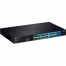 Коммутатор TrendNet TL2-PG284 (1000 Base-TX (1000 мбит/с), 4 SFP порта)