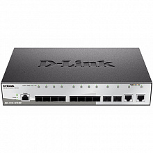 Коммутатор D-link DGS-1210-12TS/ME (Без LAN портов, 10 SFP портов)