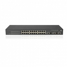 Коммутатор HPE 3100-24 EI v2 Switch JD320B (100 Base-TX (100 мбит/с), 2 SFP порта)