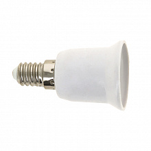 Переходник E14-E27 бел. EKF